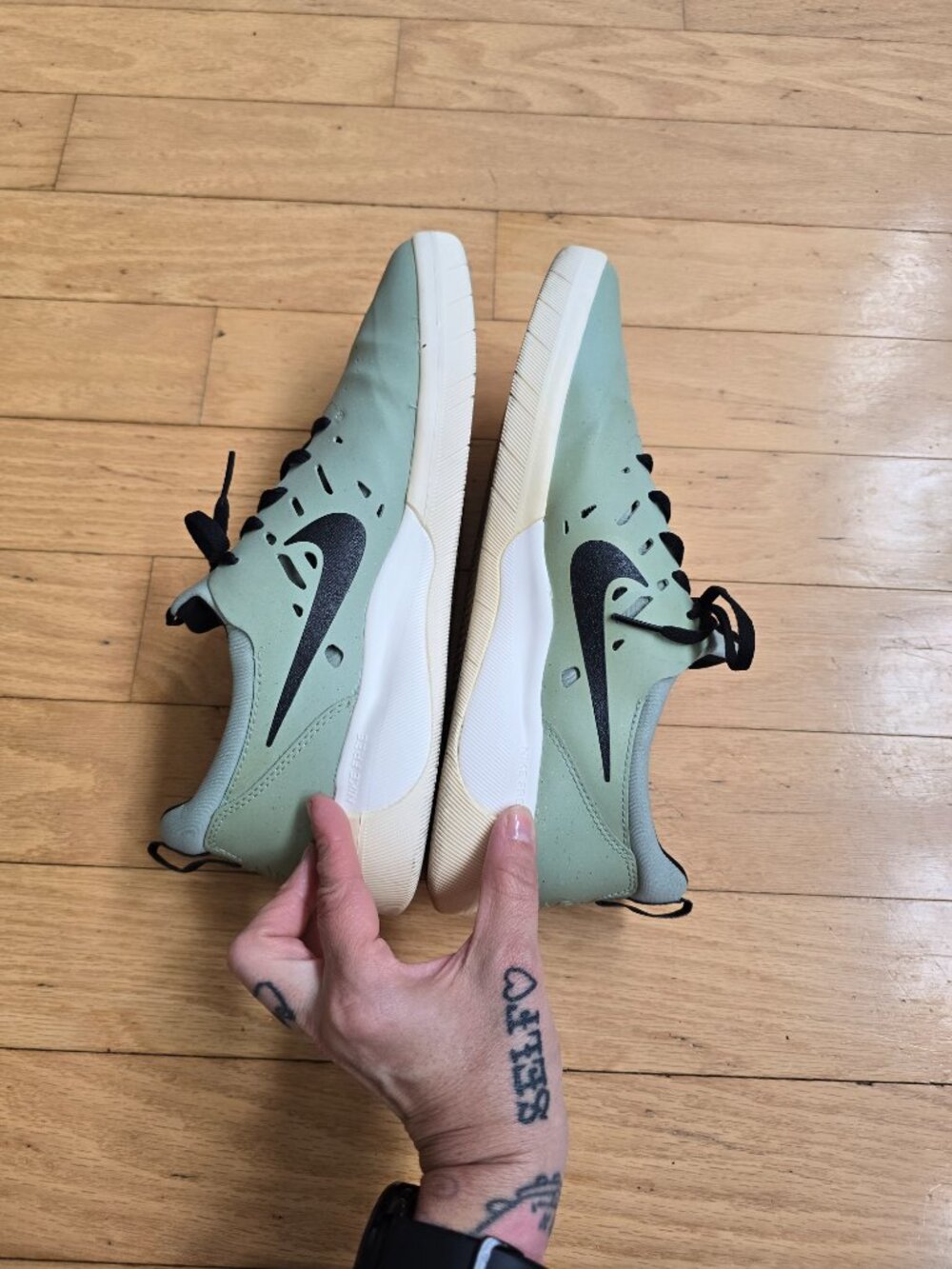 Nike | SB Nyjah Free 'Jade Horizon' skater sneakers | MENS 11 - Picture 9 of 11